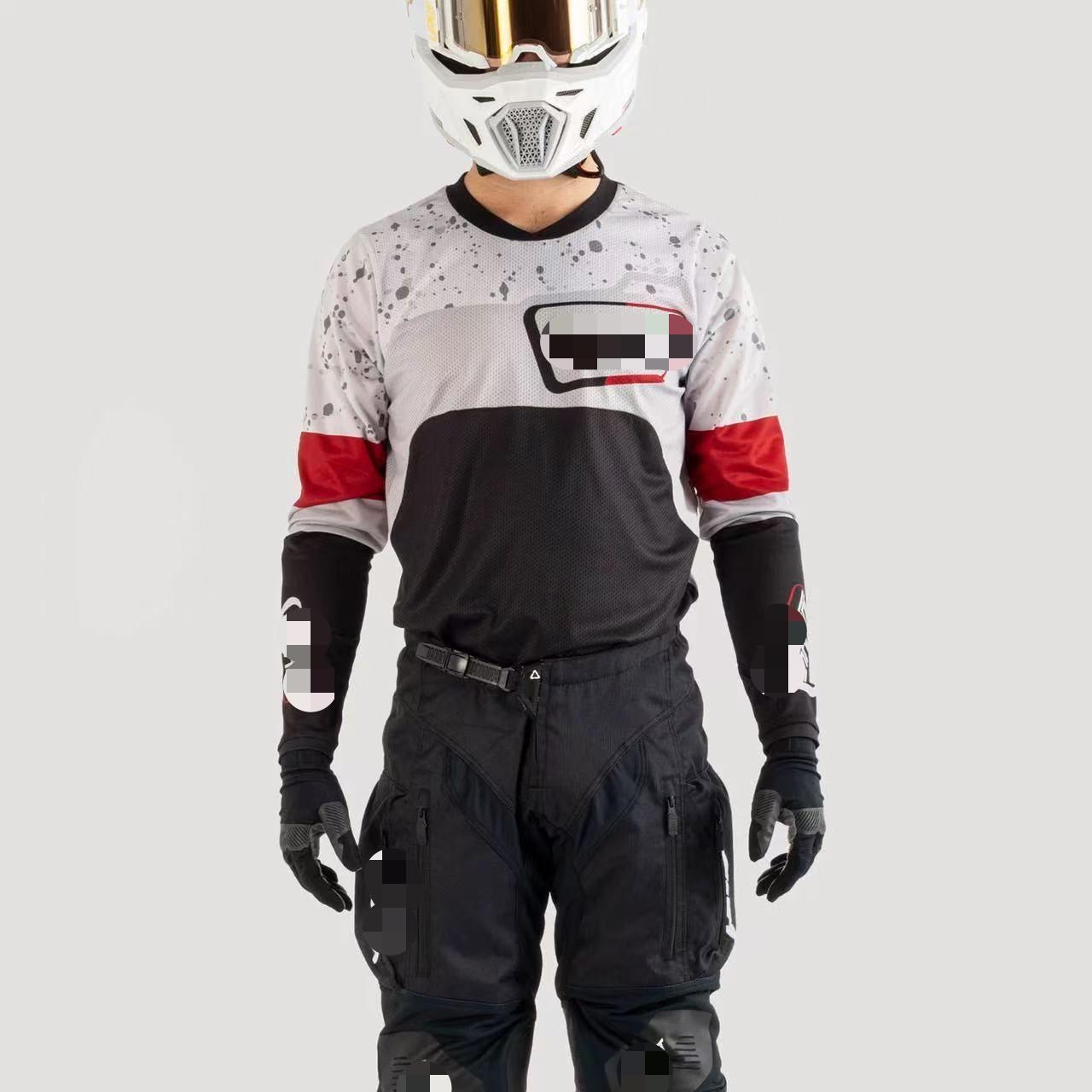 Lei t Motorcycle Riding Suit Set for Off-Road Riding, Trail Riding, Wear-Resistant, Breathable, Export Quality, Full Set for Men and Women QC-foto från 1688 på Qualit.ly