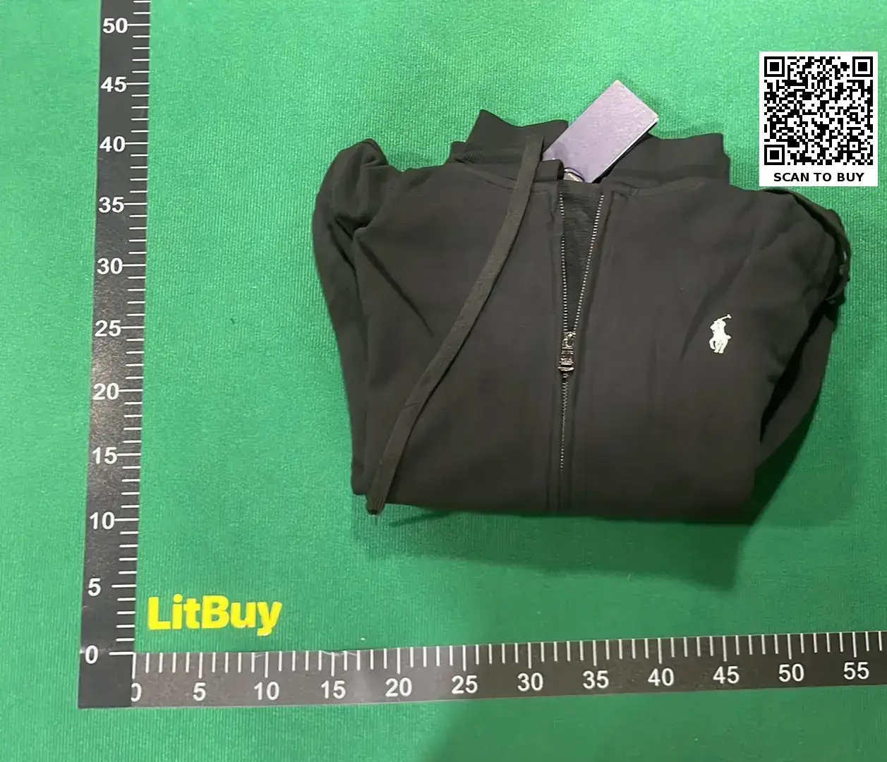 Polo Ralph Lauren Zip Hoodie Black