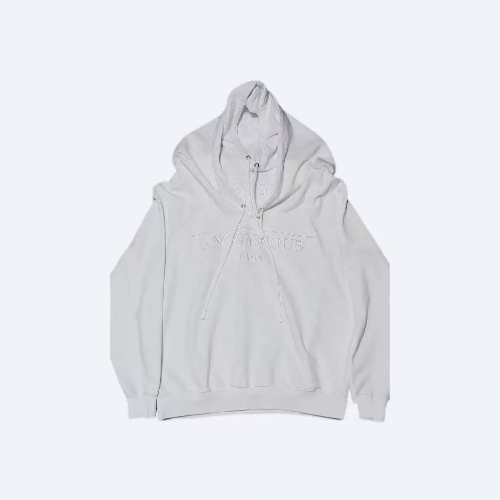 Anonymous Club Opium pure white hoodie