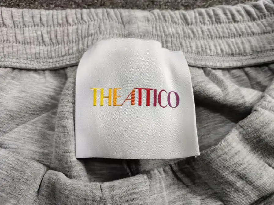 The Attico Light Gray Jogger Sweatpants