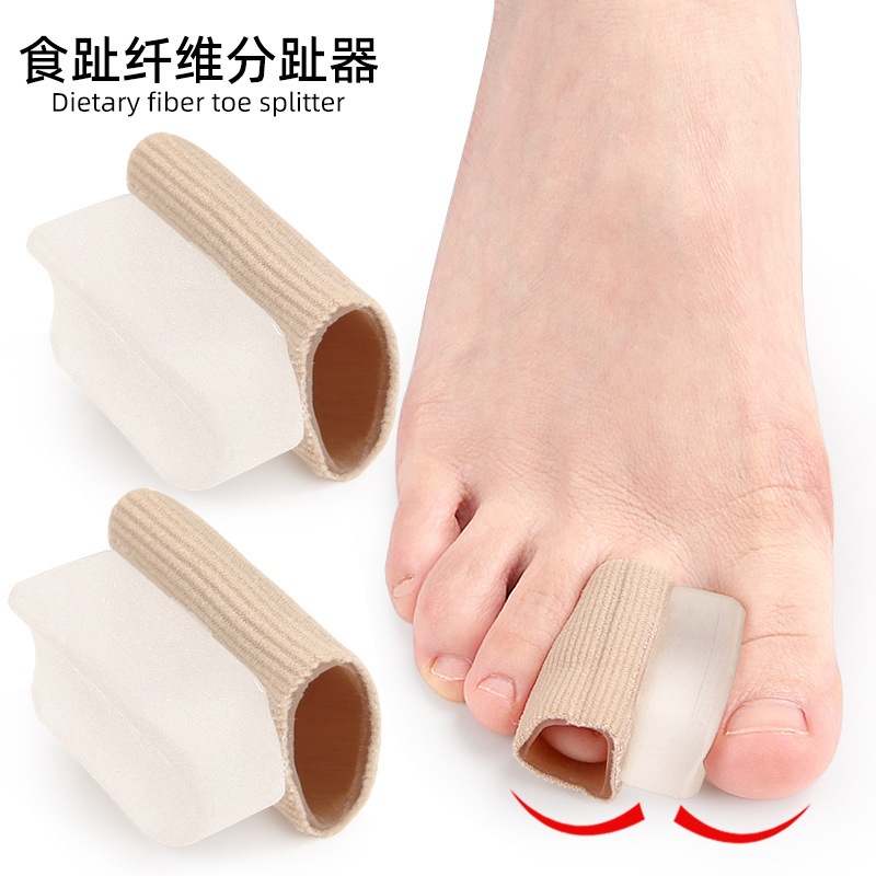 Toe Splitter Hallux Valgus Small Toe Splitter SEBS Foot Protective Cover Splitter Overlap Bend
