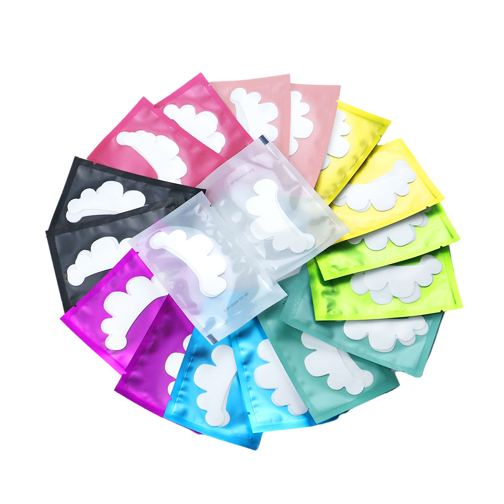 Wholesale flower-shaped hydrogel lint-free gasket planting grafting eyelash isolation lower eye patch cloud-shaped eyelash eye patch