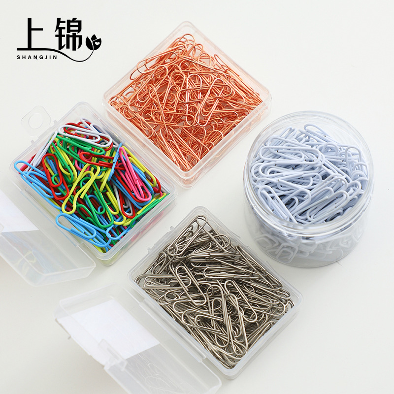 Flower art paper clip card clip pin flower card clip silver metal paper clip flower art packaging materials