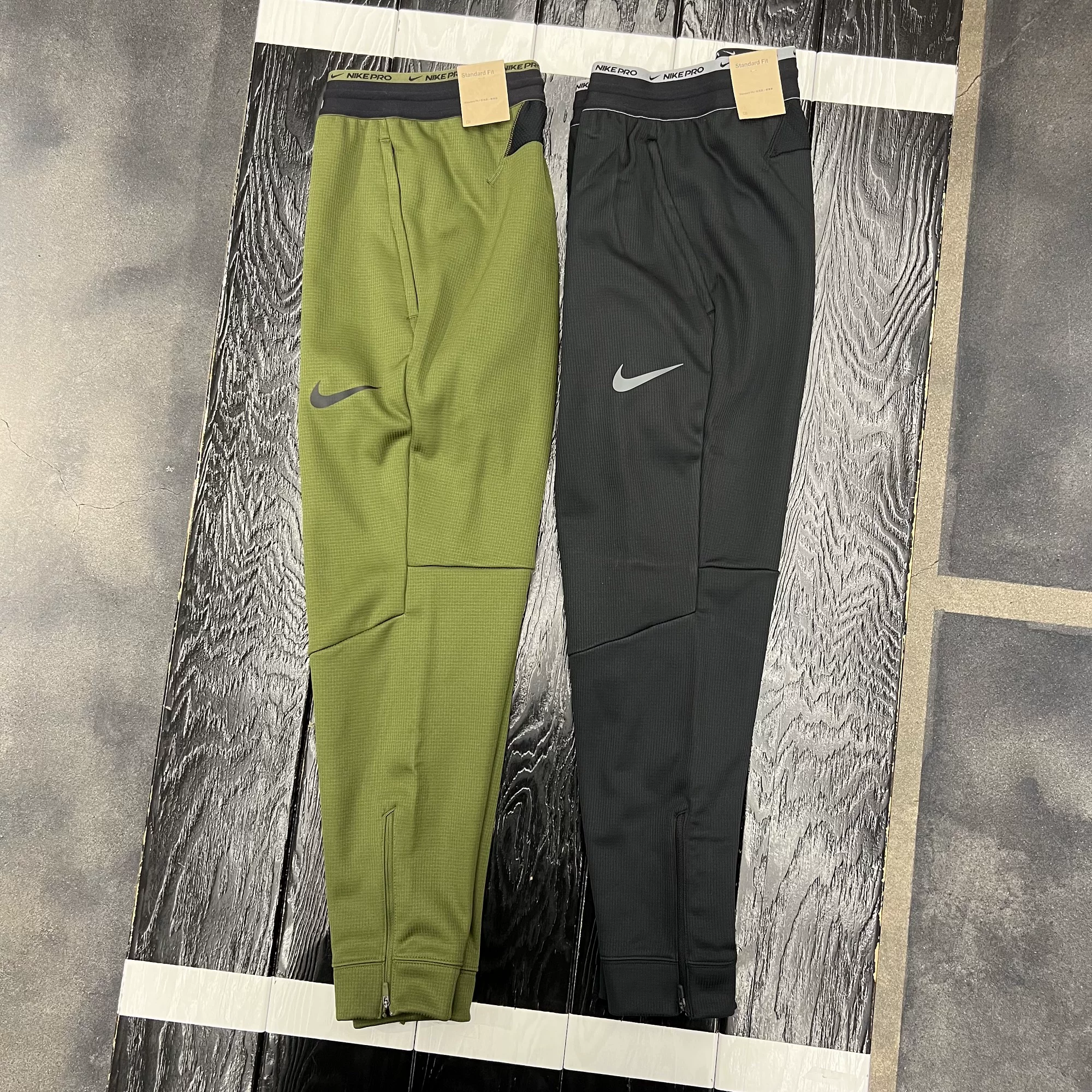 Genuine Nike Pro Therma-FIT men's autumn and winter plus velvet running sports training trousers DD2123