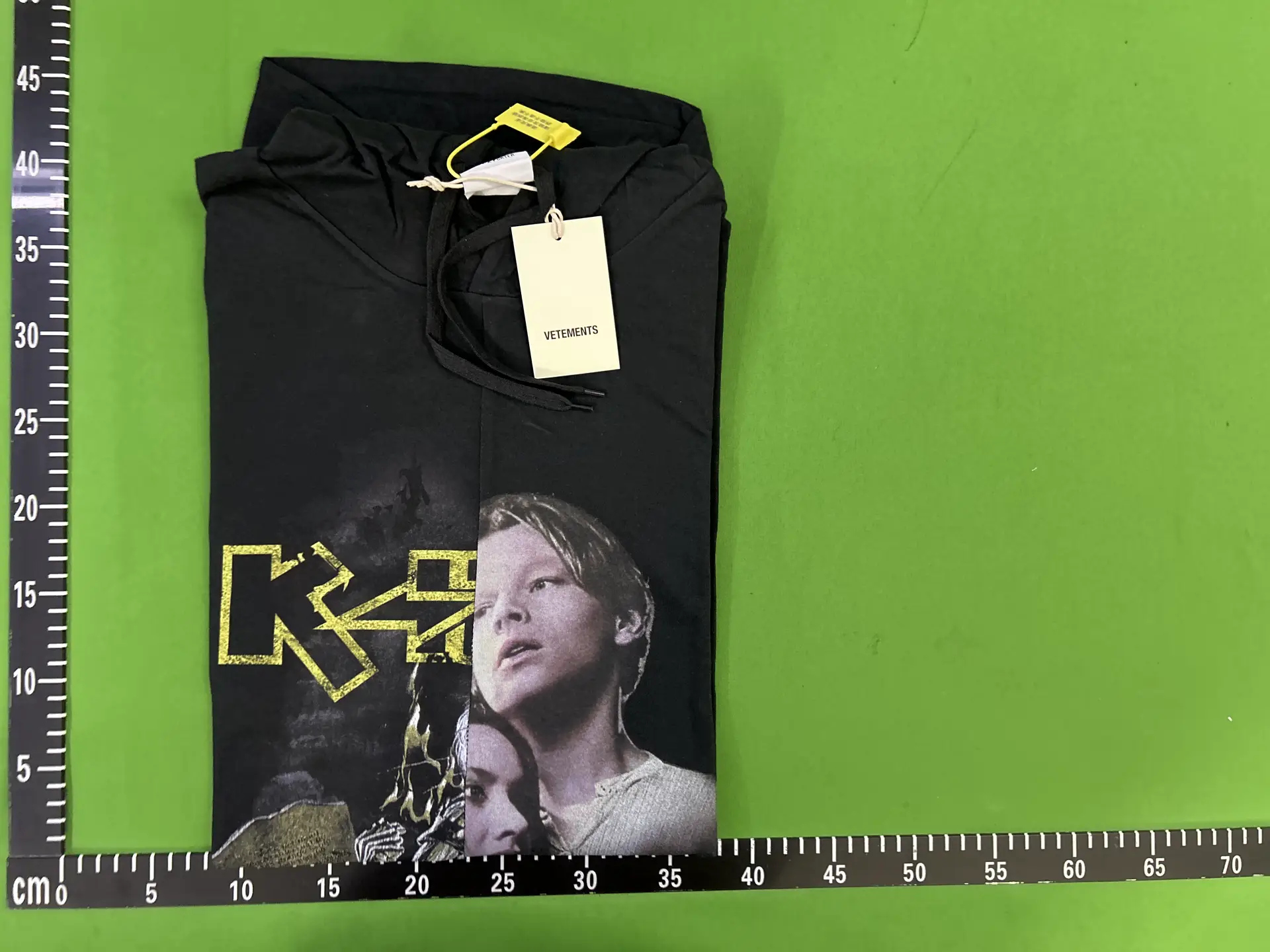 VETEMENTS Black Graphic Hoodie