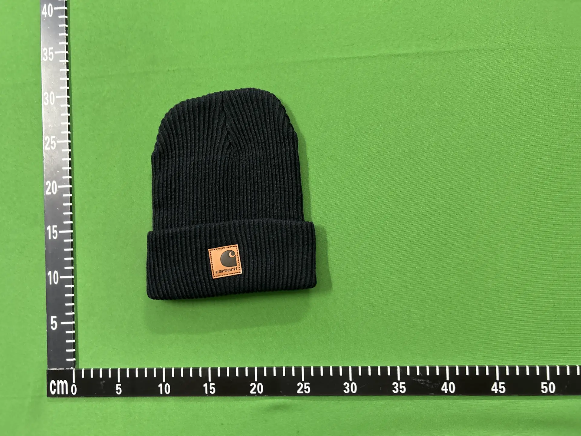 Carhartt Black Ribbed Knit Beanie