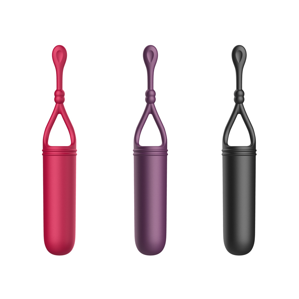 Leya Anal Silicone Elastic Ring with Strong Vibration, Variable Speed Bullet Vibrator, Female Massage and Masturbation Device, Adult Products