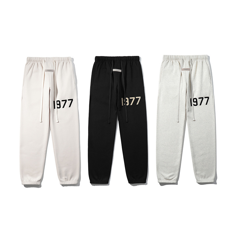Fashion brand FOG Season 8 ESSENTIALS Flocking 1977 fleece-lined Casual Pants Men's and Women's Pants QC-Foto von 1688 auf Qualit.ly