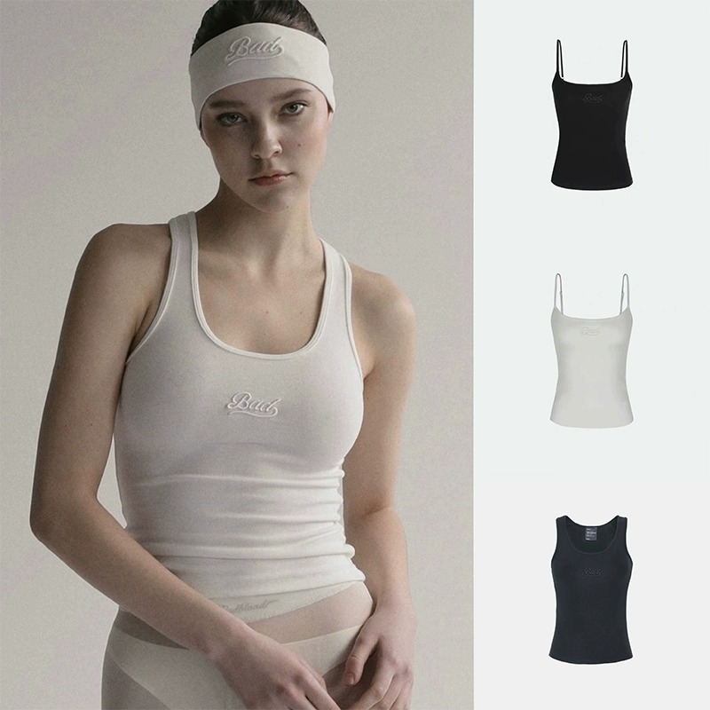 Badblood Bcac Series Sexy American Camisole Women's Casual Slim Sexy Pure Color Bottoming Top