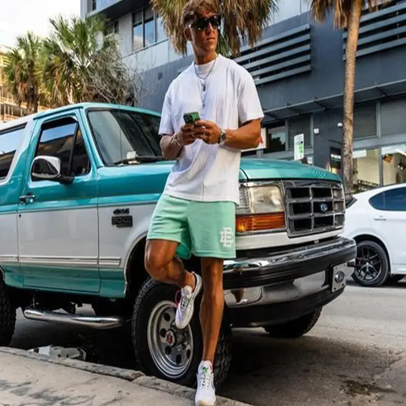 Ericemanuel Eeshorts Mint Green Shorts