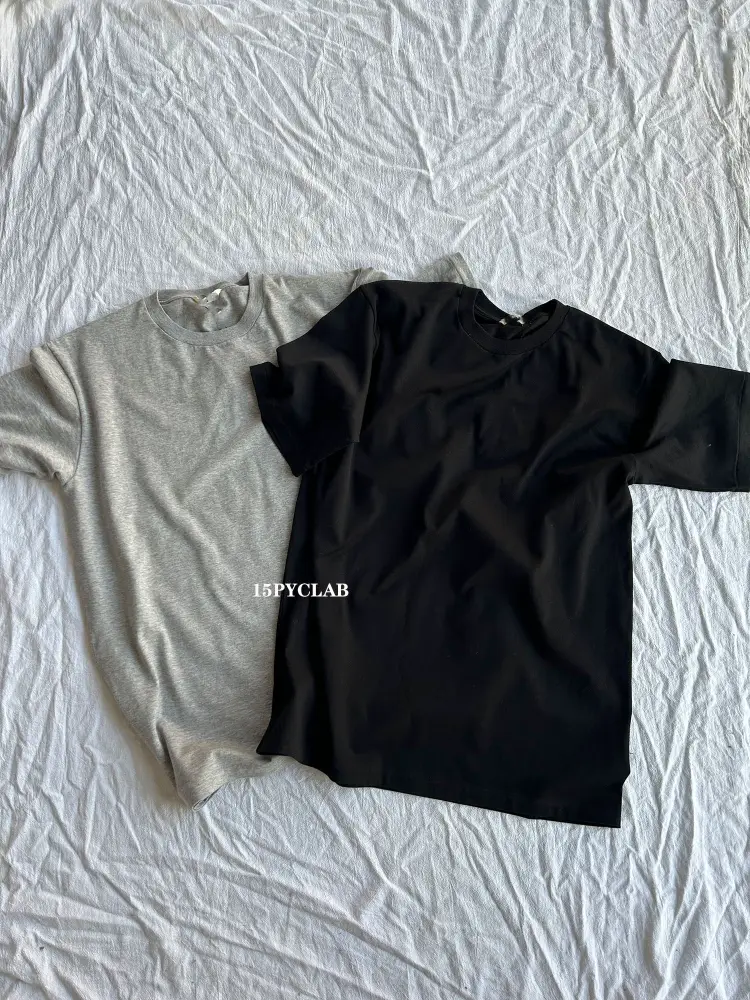 PYC AURALEE Style 25SS 100% Long Staple Cotton Urban Minimalist Basic Fit Fit Round Neck Short Sleeve TEE