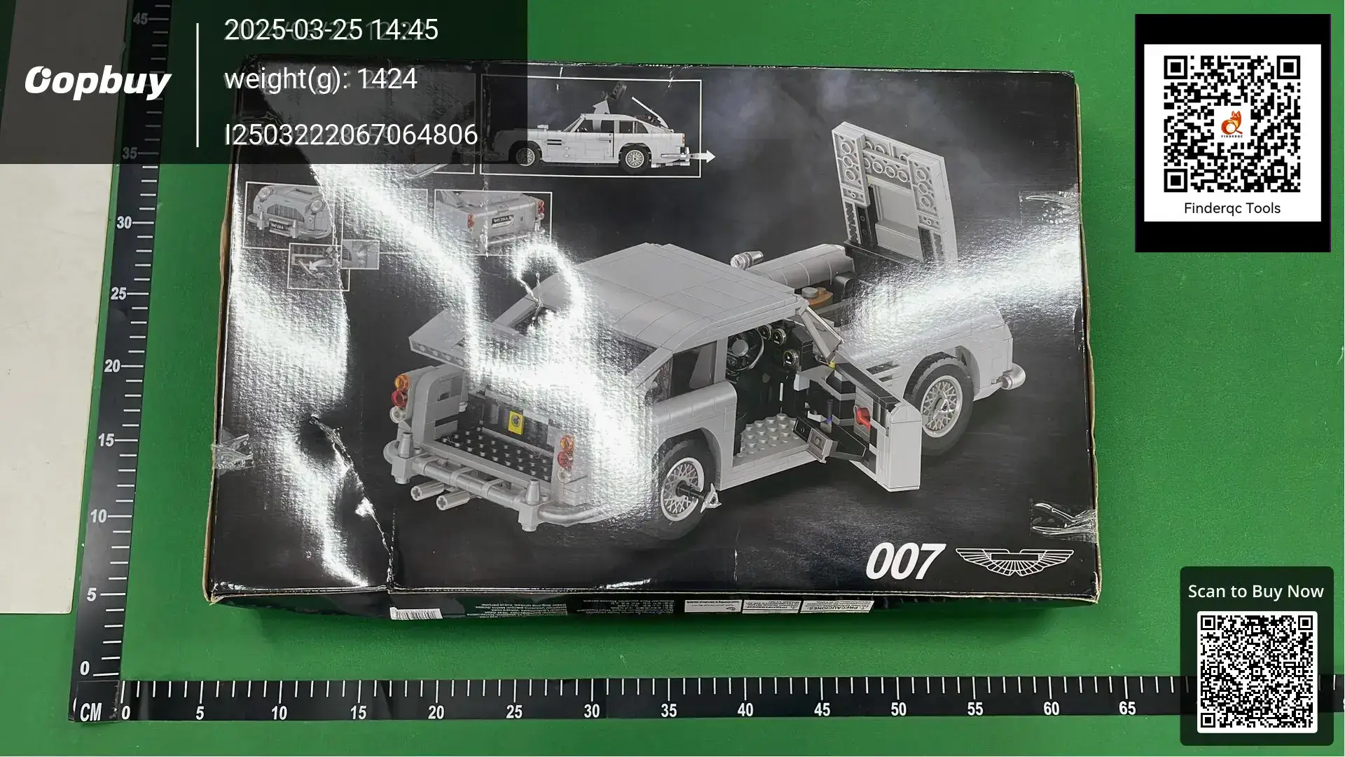 Technology Series 007 Aston Martin 10262 Assemble Chinese Building Blocks Children's Toys 21046