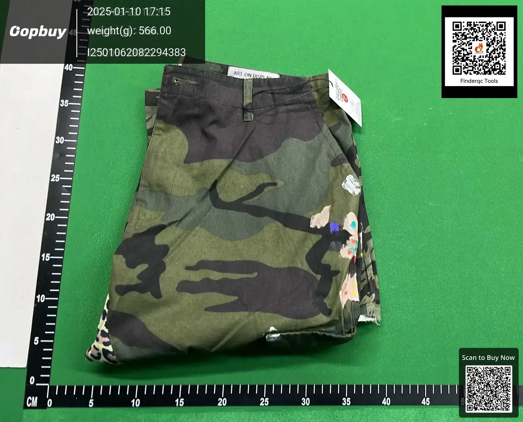 New Camouflage Splash Ink Stitching Horn Crane Pants American High Street Micro-Lar Pants Stitching Casual Pants