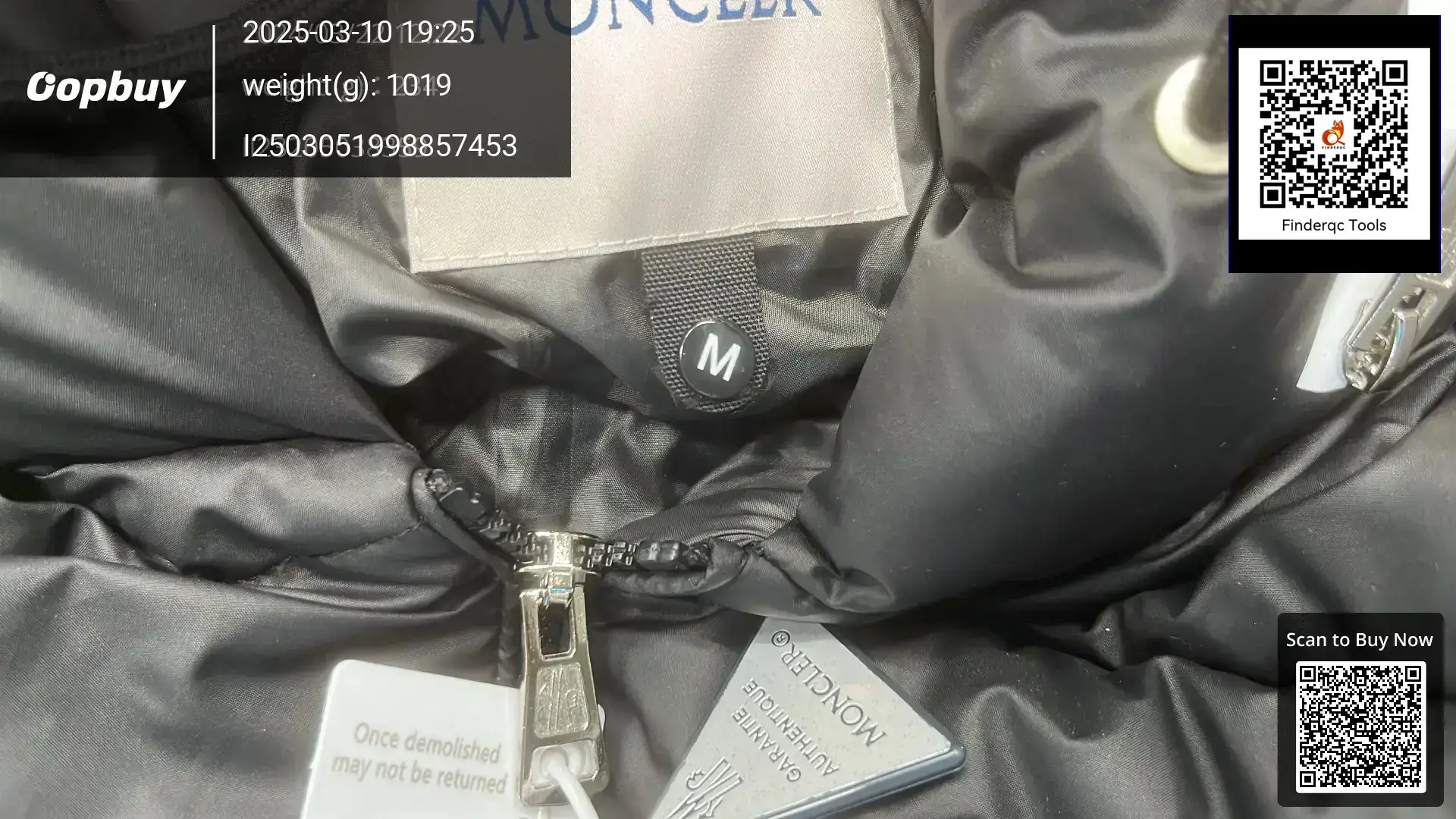 High Version Mengjia Letter Zipper Hooded Cotton-padded Jacket for Couple Winter Cold-proof Warm-keeping Trendy Brand Thickened Jacket for Men and Women