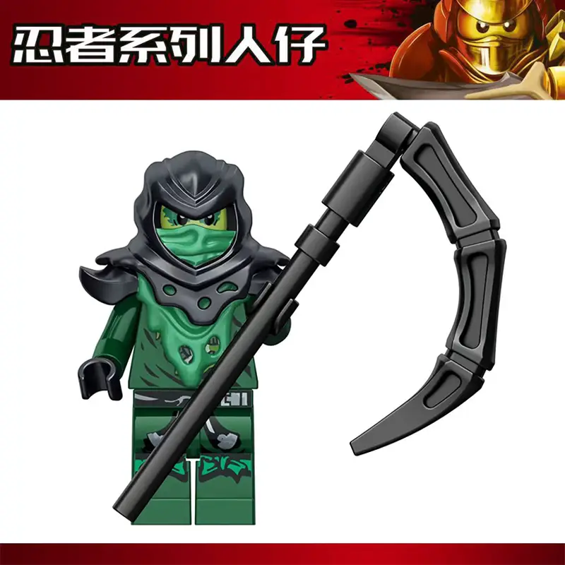 Ninjago Evil Green Ninja Moro Njo154 70736 70732 Minifigure Building Block Toy Xl0004