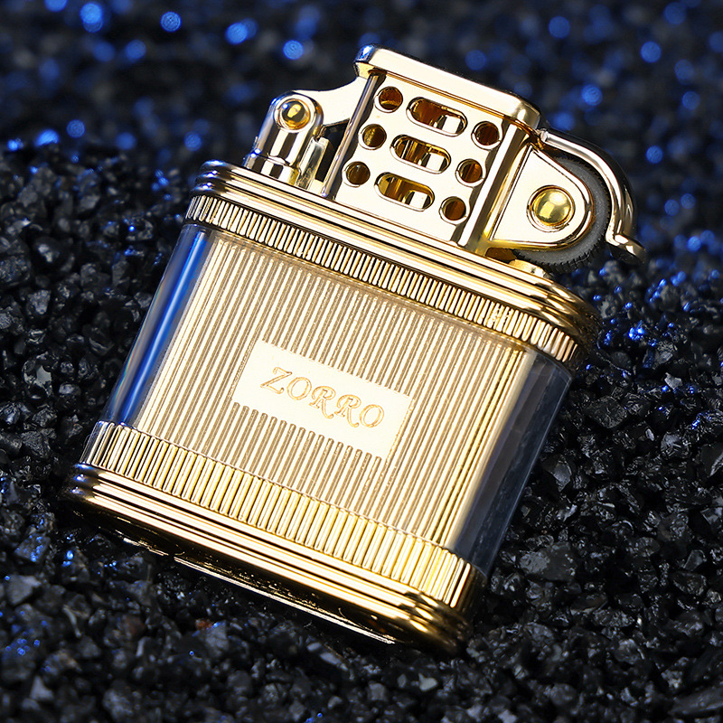 zorro zorro kerosene lighter transparent warehouse old nine retro old wheel gift wholesale transparent 727