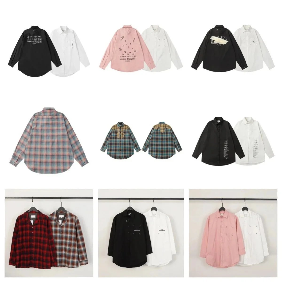 男女同款格子衬衣长袖衬衫    repcnfans.com QC 照片，来自 WEIDIAN Qualit.ly