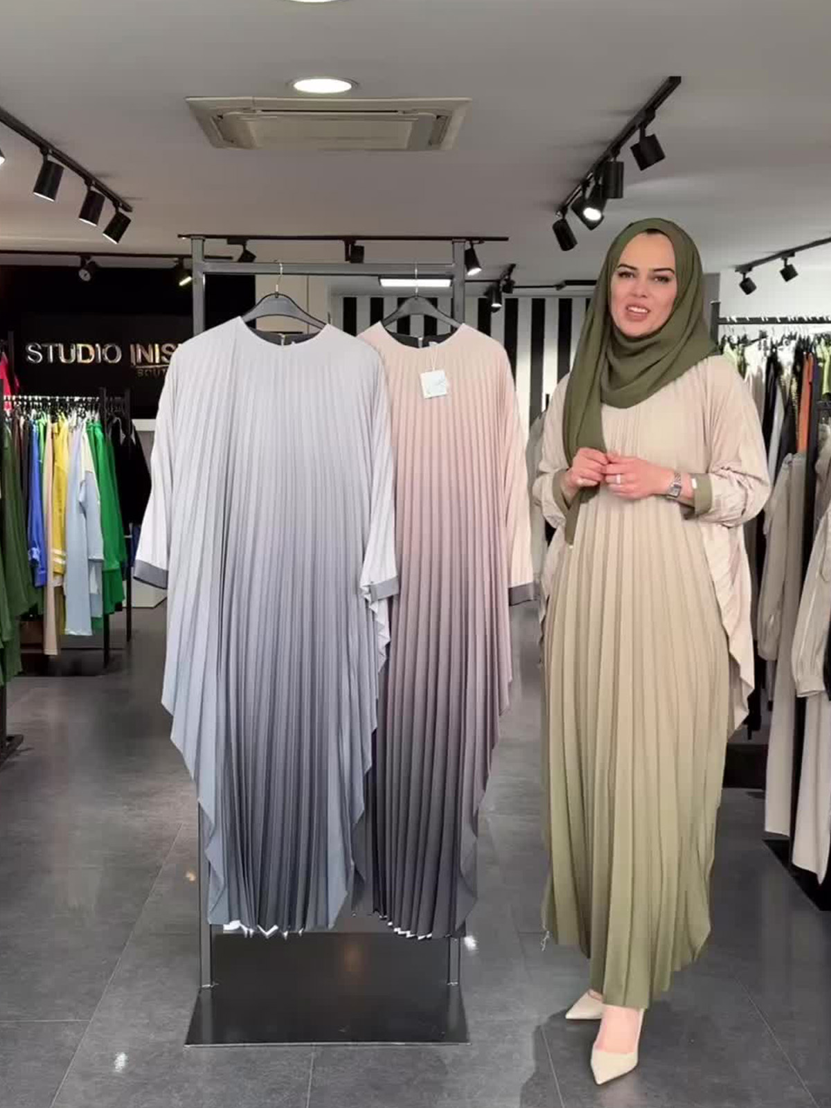 2024 Cross-border New Summer European and American dress Gradient Slimming Sleeve Midi Dress Temperament dress