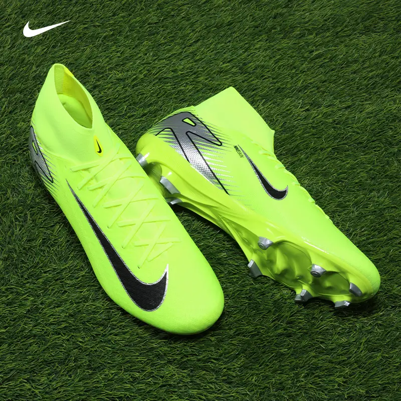 Nike Football Boots Men Superfly 10 Acad Fg/Mg Hybrid Spikes Professional Competition Training Non Slip Shoes