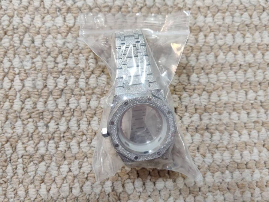 41mm Stainless Steel Watch Case and Bracelet for NH35/36 Sapphire Mirror QC