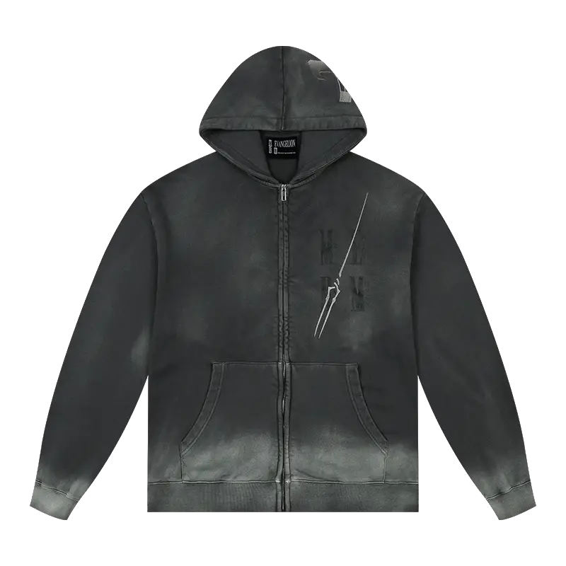 Medmxeva Joint Body Silhouette Washable Zipper Sweatshirt Men's American Style Cardigan Outwear Fall and winter Couple Tops