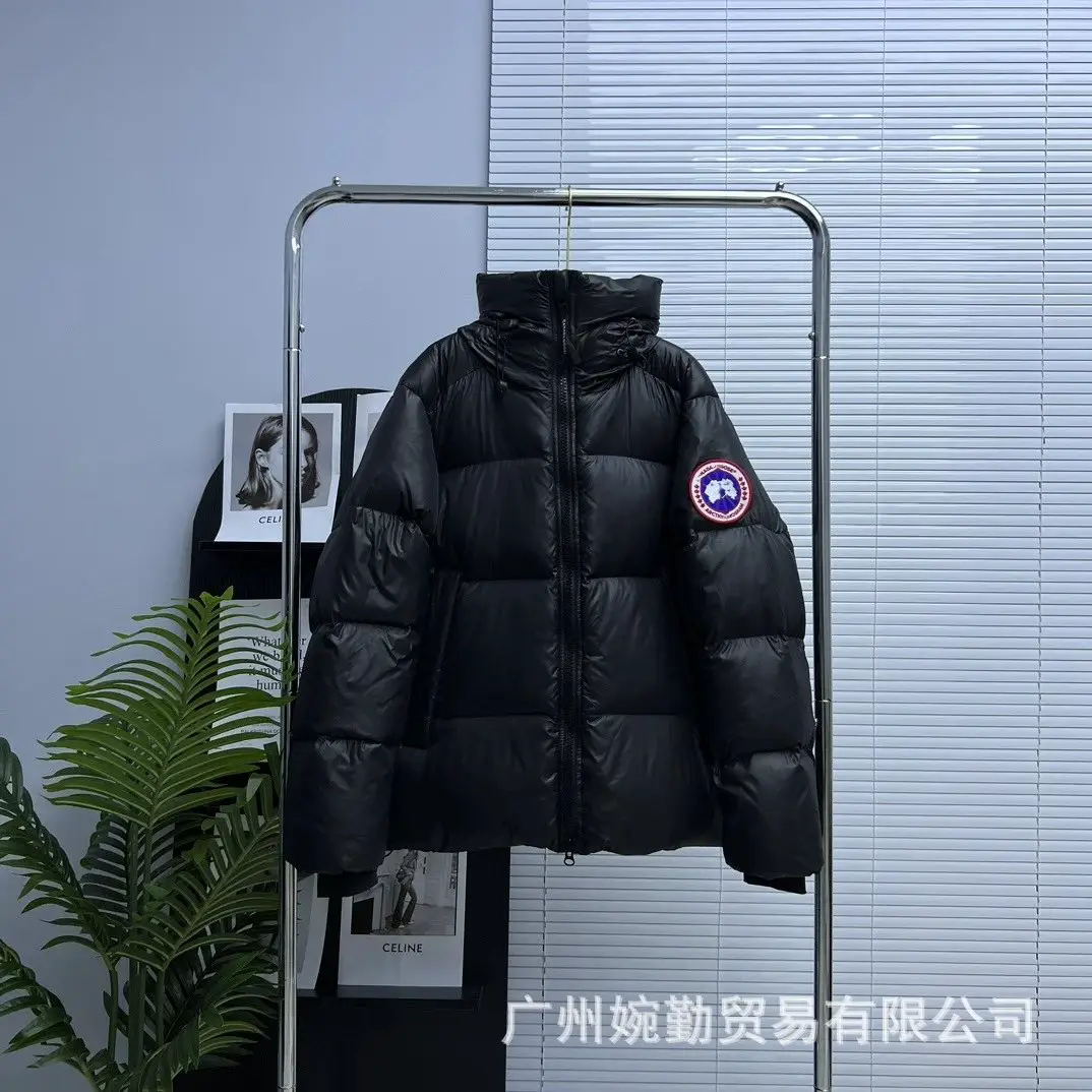 Canada Goose down jacket, unisex puff-style dress, couple's puffer jacket, parka coat, overcoat