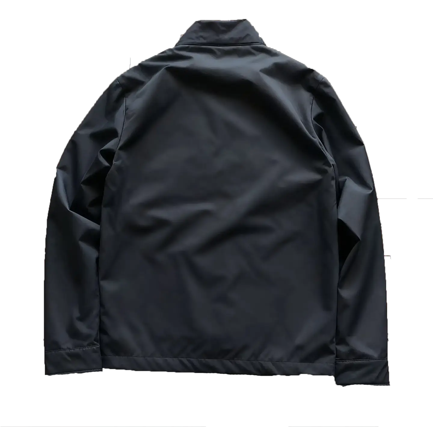Left Side Gray Piping, Full Gray Wavy Stripe Detailing, Three-Color Straight-Cut Hooded Jacket Set 66032633