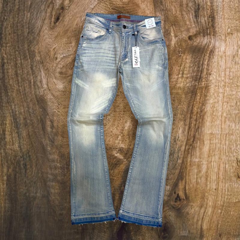 2025 Autumn New Cross-Border Foreign Trade Men's Jeans Stretch Stacked Flared Pants photo QC de 1688 sur Qualit.ly