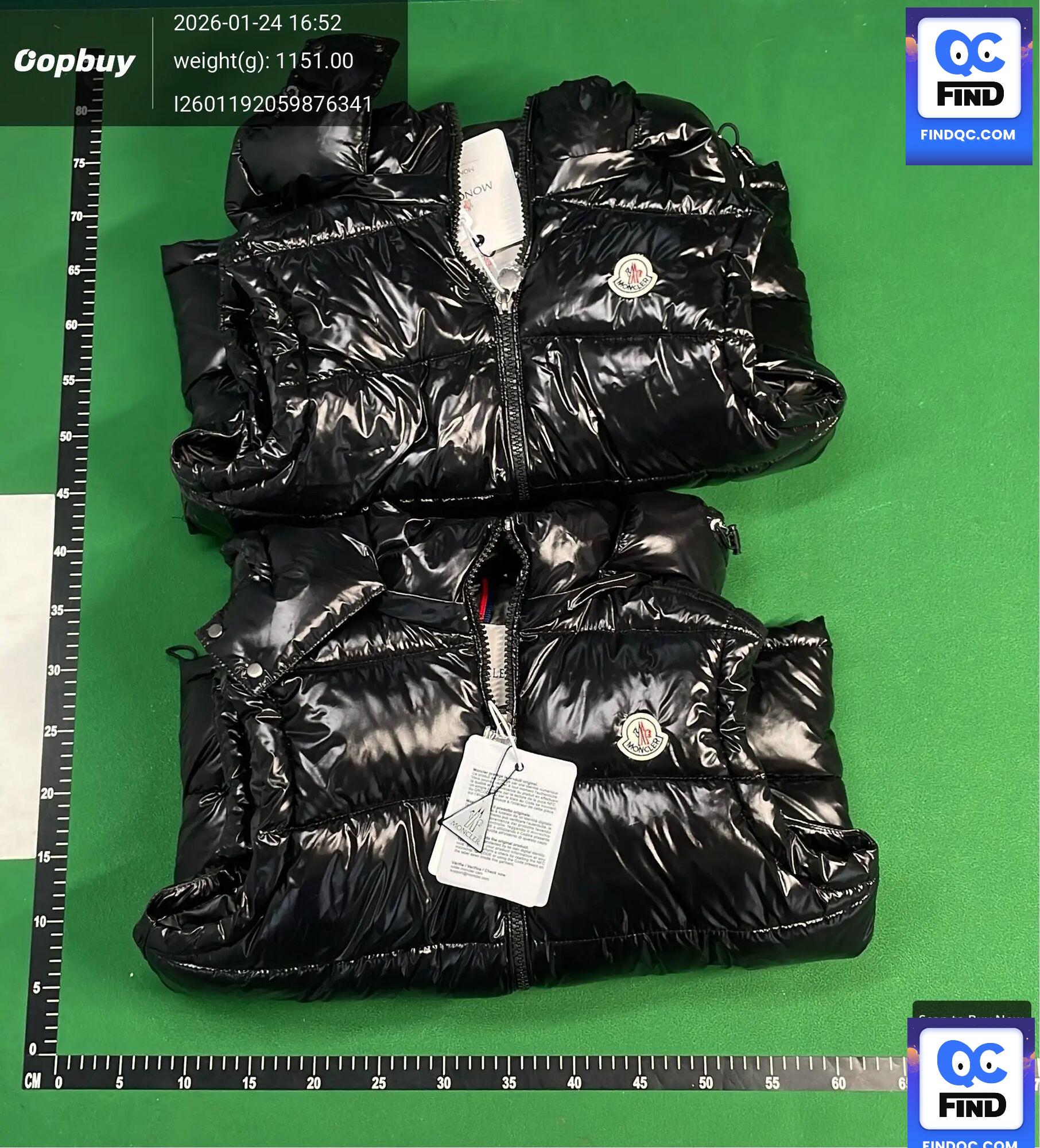 Moncler puffer vest black QC