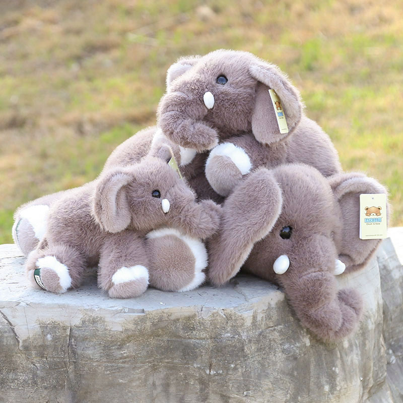 Cute Plush Toy Elephant from Doll Tribe, Children's Sleeping Companion Doll, Zoo Souvenir Gift Wholesale