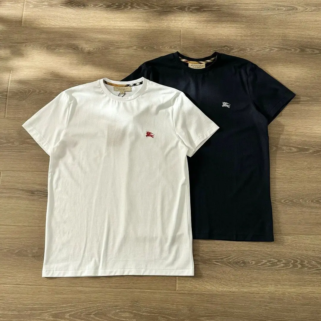 【Hot Item】Best Seller: Burberry Classic Warhorse Embroidered Logo Short Sleeve T-Shirt