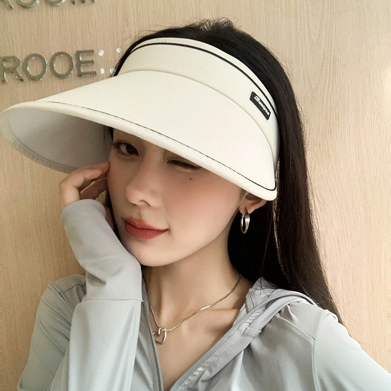 Fashionable Sun Hat with Large Brim for Women, Summer Sun Hat, Face-Covering Sun Protection Hat for Women, Cross-Border