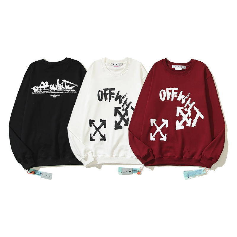 2023 New Autumn and Winter High Street Retro Traditional Letters for Men and Women, Same Style Support One Piece Drop Shipping Off Sweatshirt
