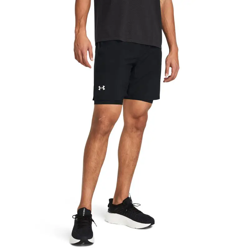 Under Armor Official Ua Launch Men's 2-in-1 7inch Running Sports shorts 1382641