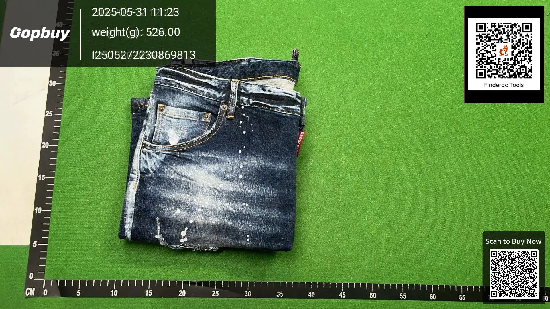 D27-1 Denim shorts Dquadratic tide brand jeans European and American cross-border men's ripped pants Denim pants