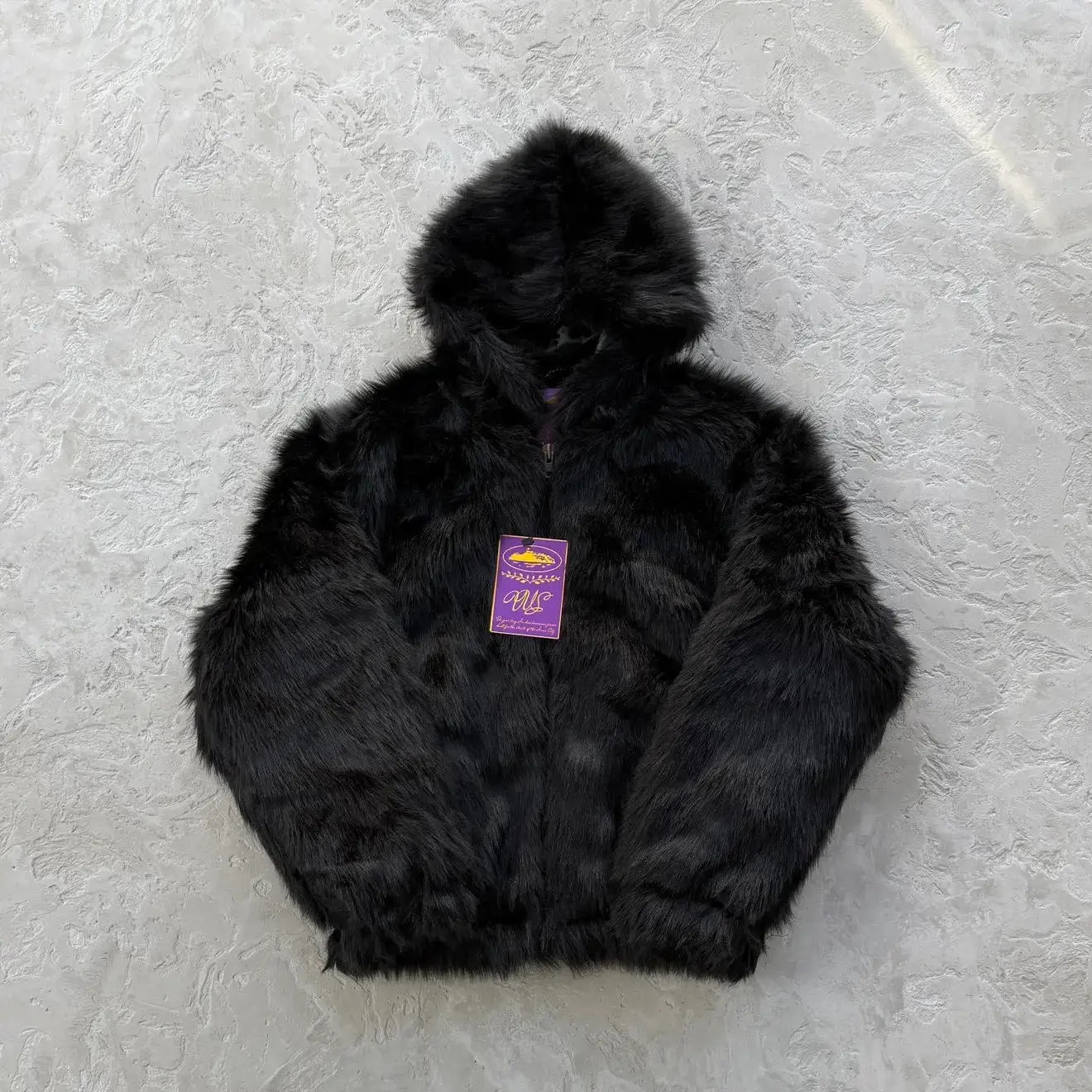 Jacquard Long Hair Jacket