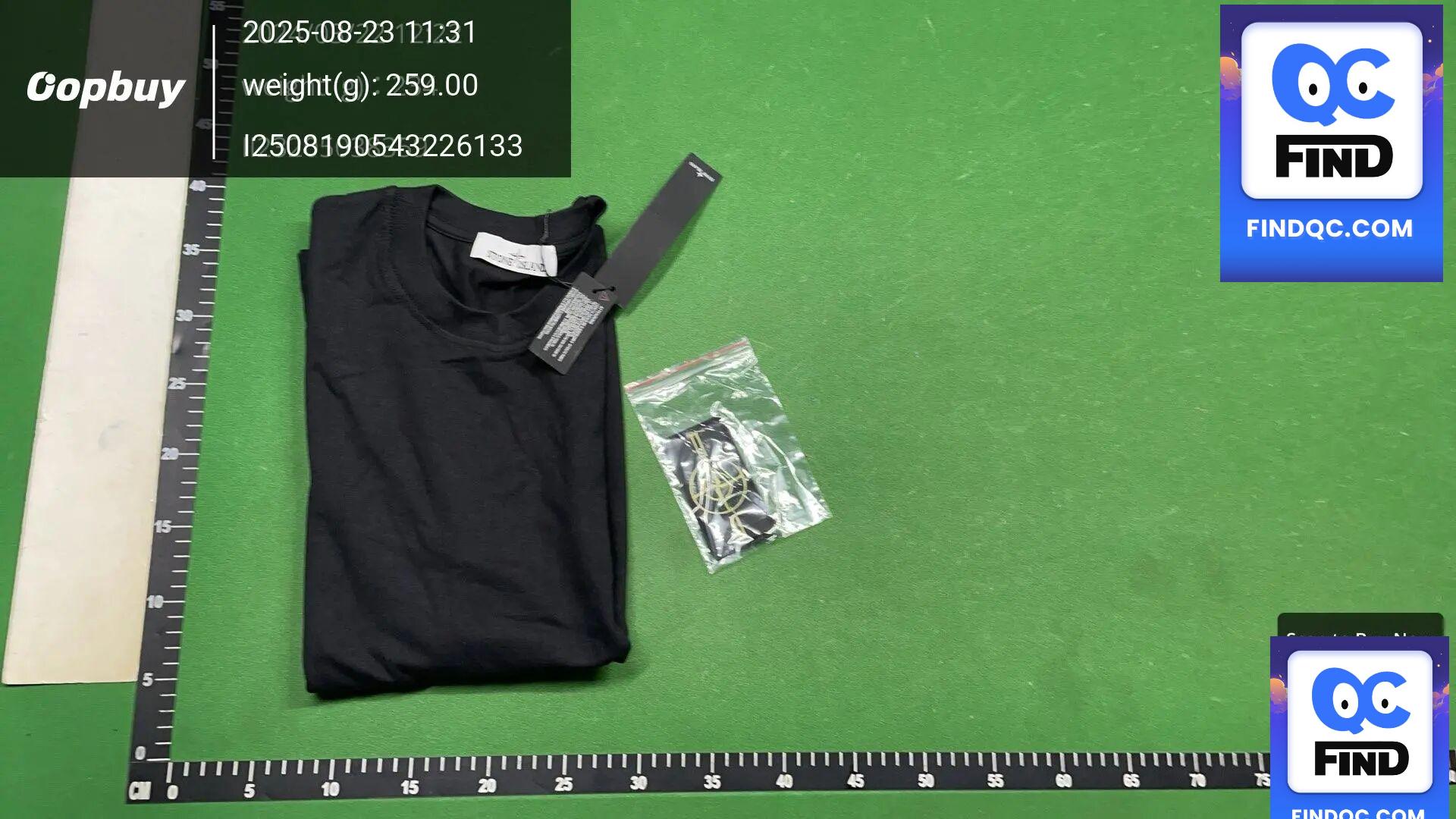 Stone Island T-Shirt Black QC