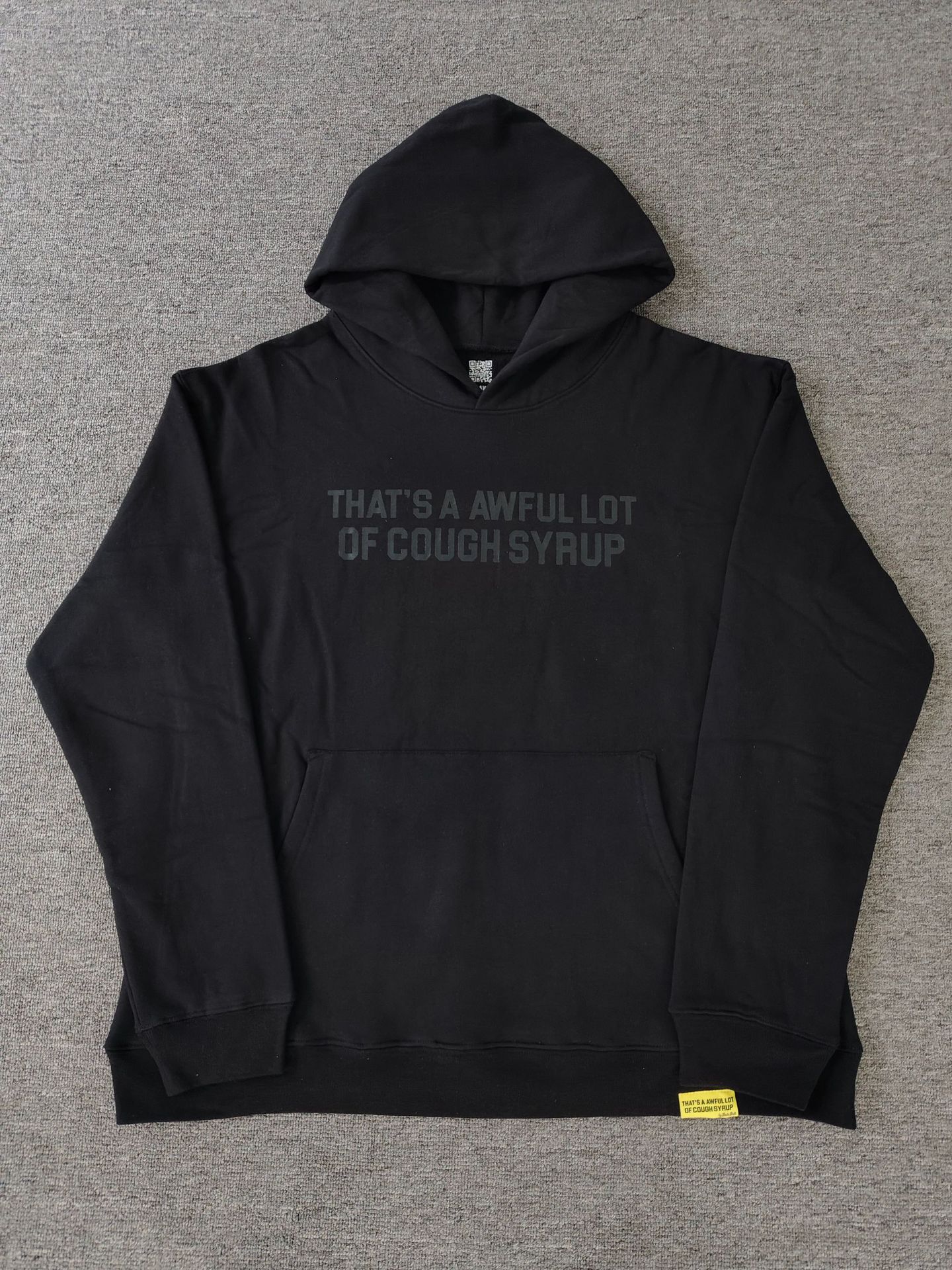 That's a Awful Lot of Cough Syrup Cross-Border American Letter Print Hoodie Sweatshirt