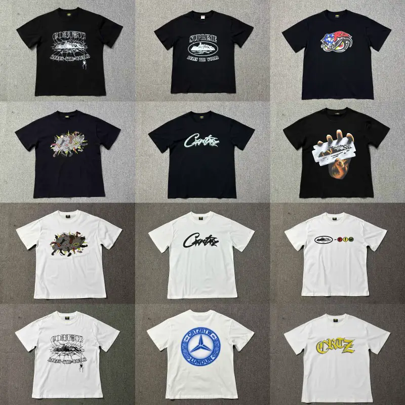 Fashionable Brand One Island Classic Short-Sleeved T-Shirt New Loose Casual Round Neck Bottoming Shirt for Men and Women Couples Dk