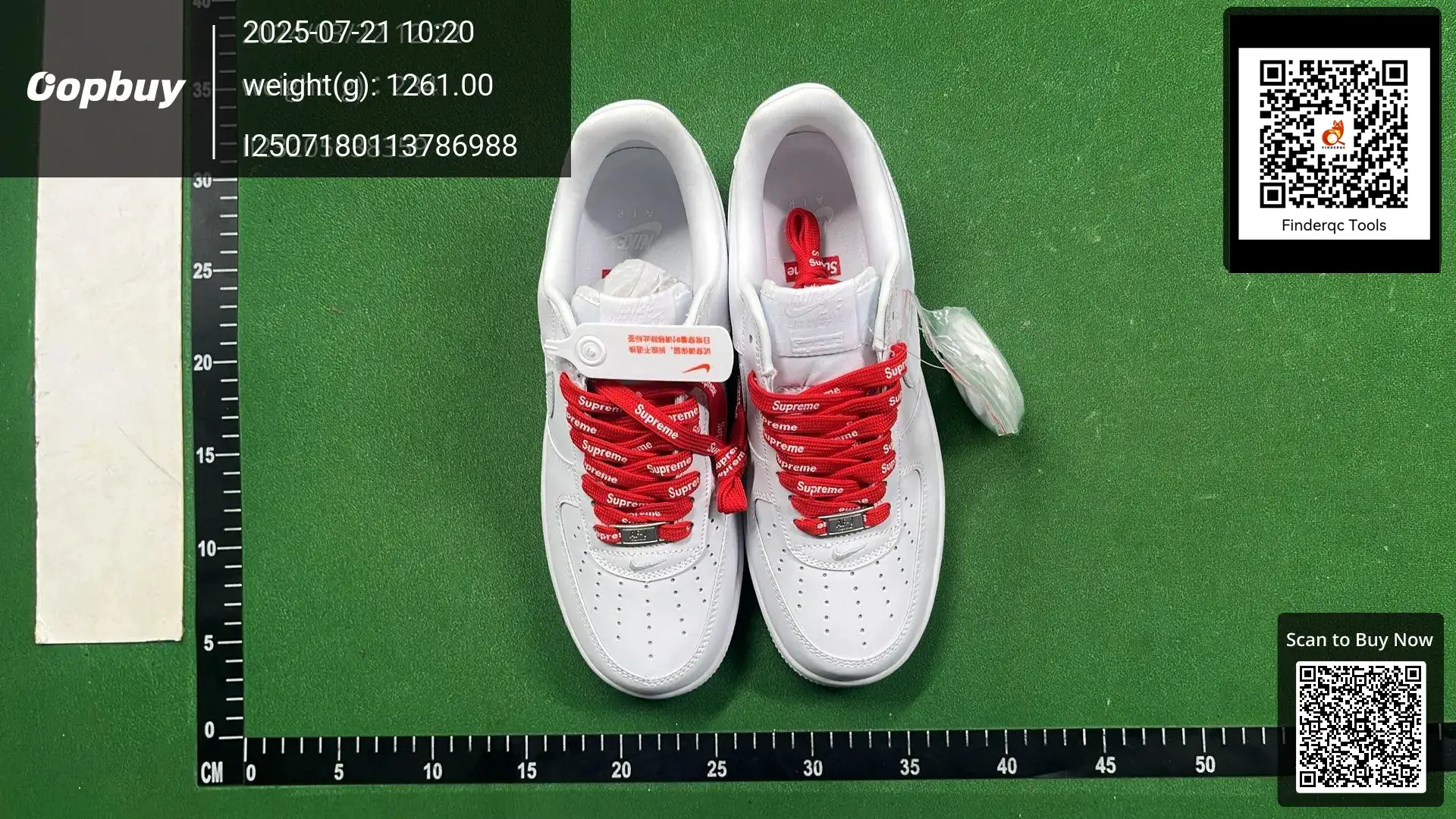 Nike Air Force 1 Low Supreme White