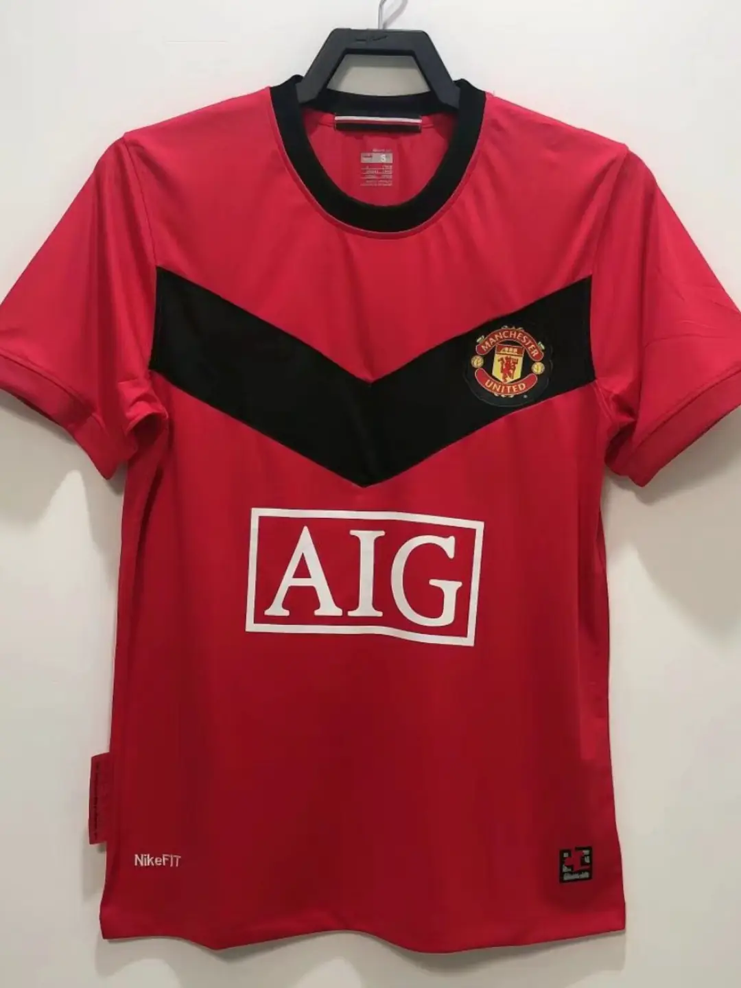Ufo Championship 85-99-22 Season Red Magic m Joint Main Bus Retro Sports Short-Sleeved Round Neck Lapel Football Uniform