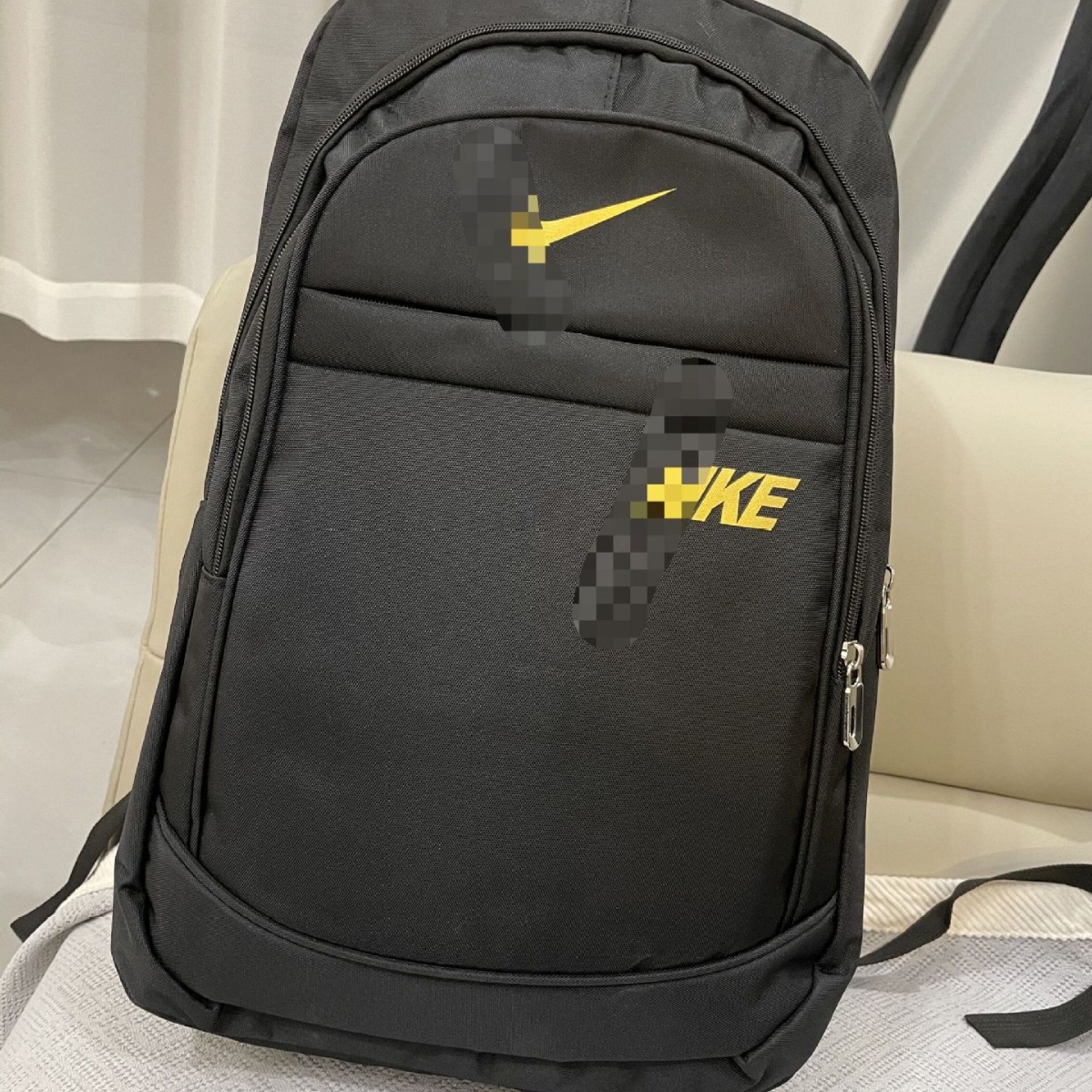 Fashionable and High-End Nk Backpack, Neutral Large-Capacity Travel Backpack, Student Simple Commuter Laptop Bag