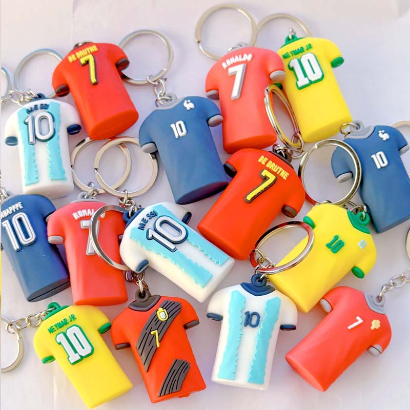 Cultural and Creative Gifts, Celebrity Jersey Dolls, Creative Three-Dimensional Basketball Keychains, Couple Car Accessories, Small Pendants Wholesale