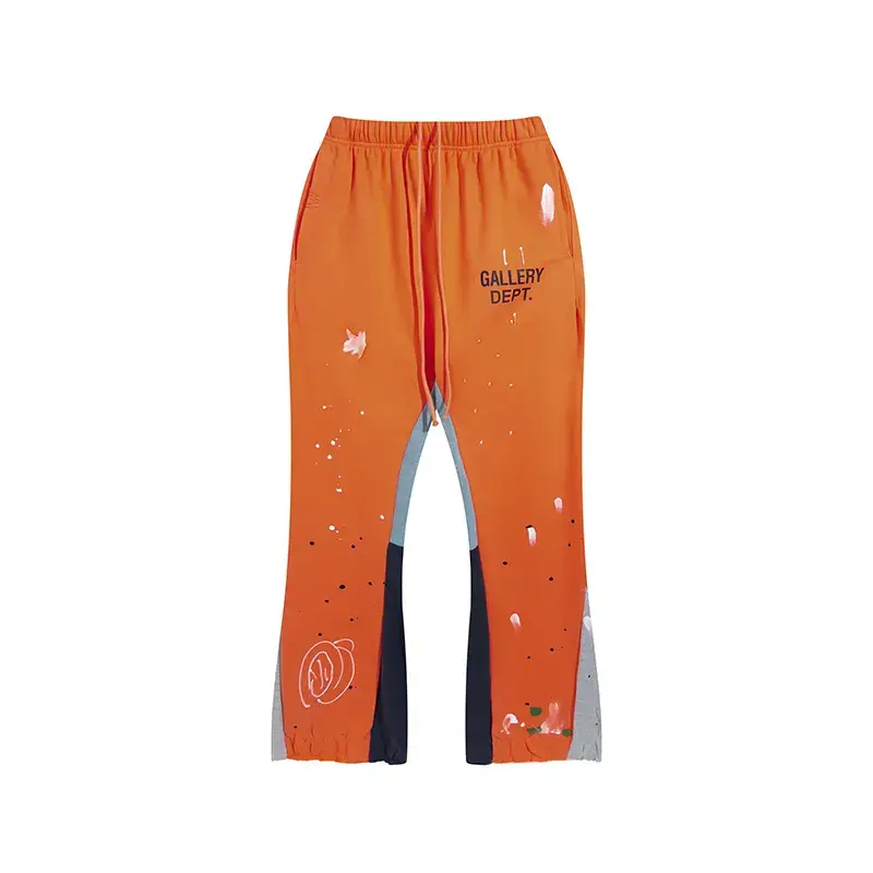 Gallery Dept pure cotton Sports Casual Pants Fashion Ins Straight-leg silm pants Trendy Terry Sweatpants