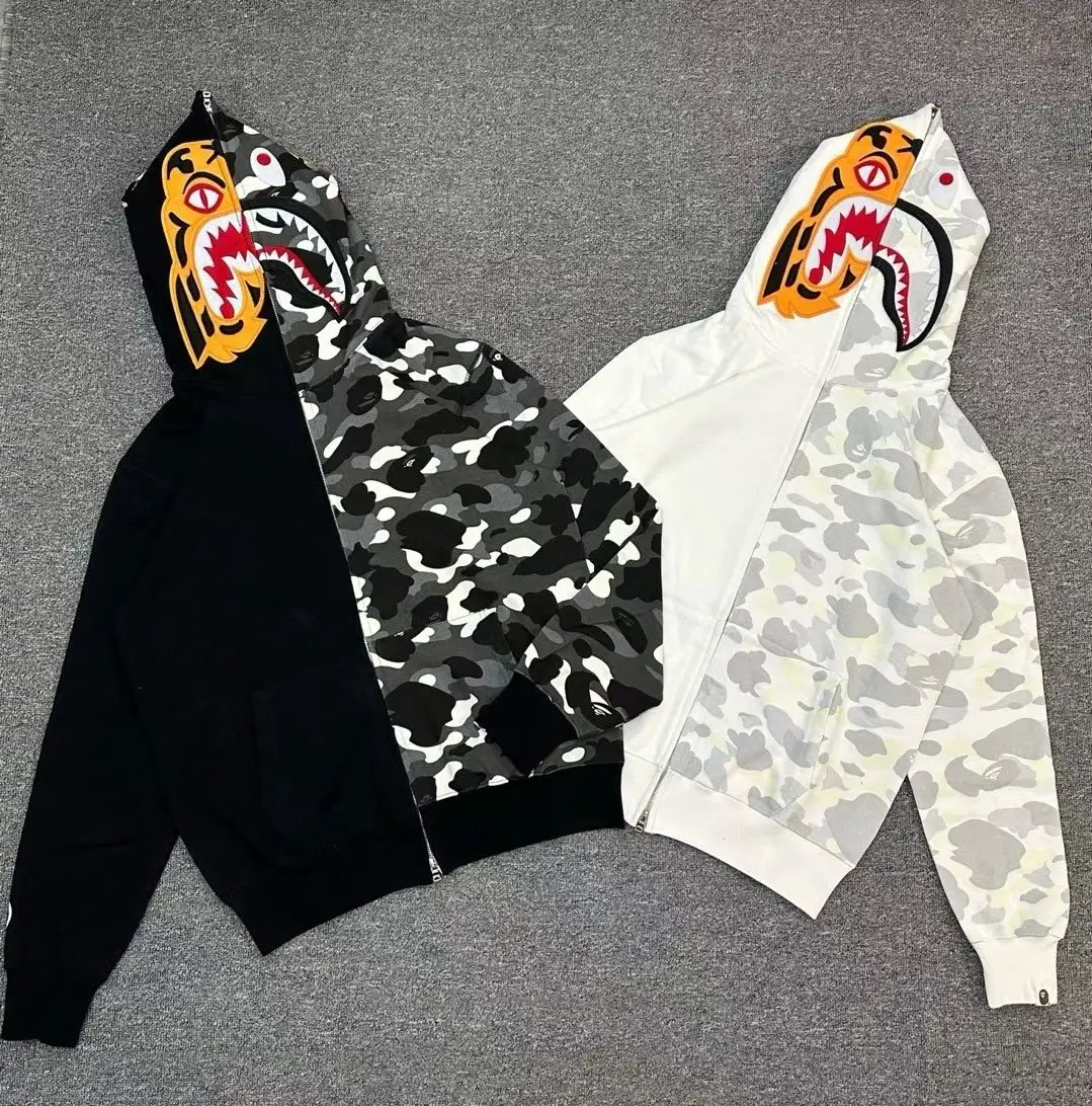 230#Single Hat Full Zipper Hoodie