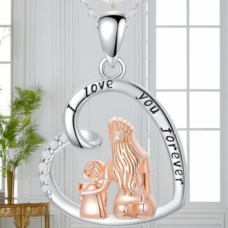 Cross-border Xiyin New l love forever love necklace pendant European and American Amazon jewelry wholesale