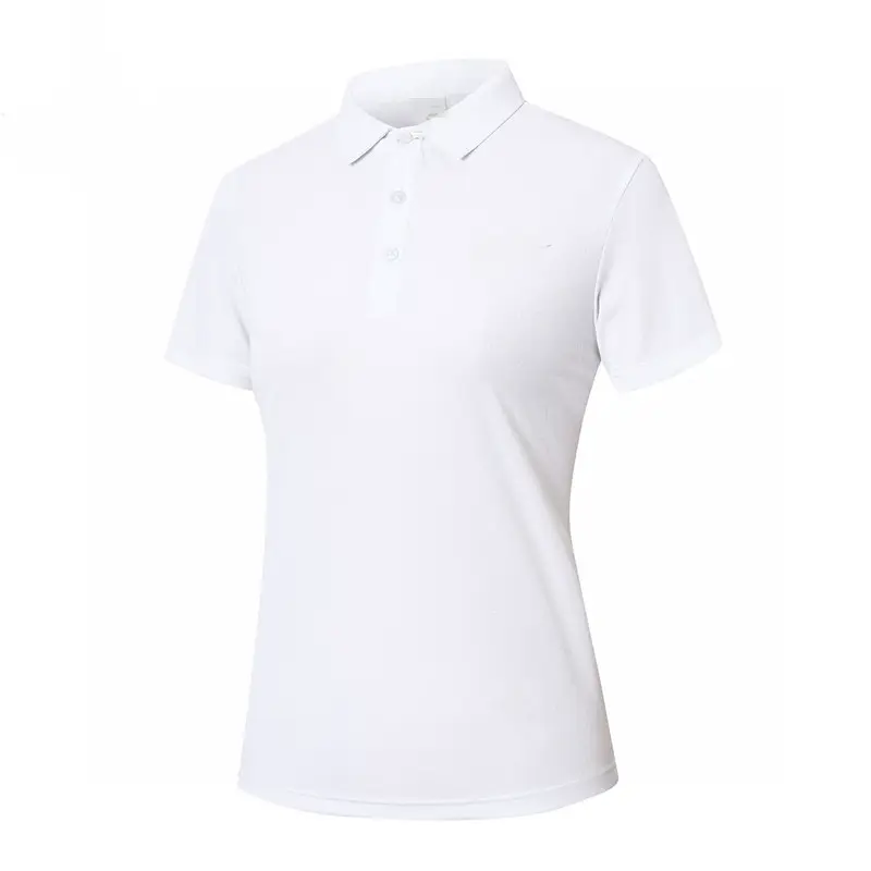 Brand Sports Short-Sleeved Polo Shirt New Golf Clothing Women's Running Top Outdoor Slim Lapel Quick-Drying