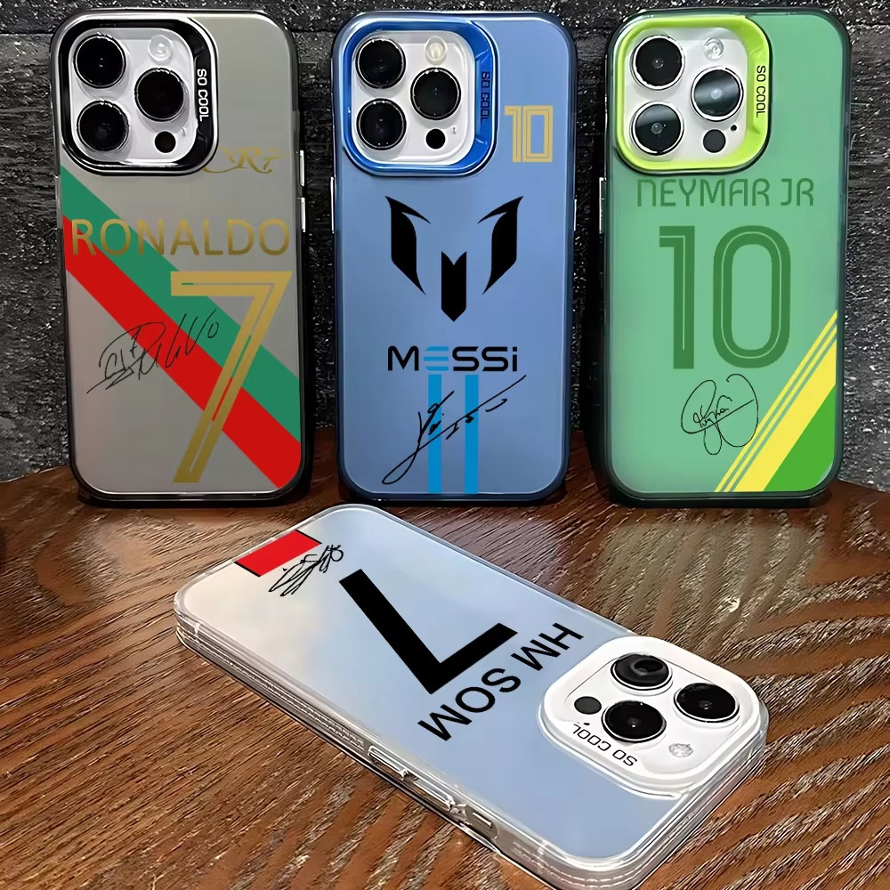 Cross-Border Popular Football Team Phone17Pro Phone Case 16/15/14Plus Laser 13 Apple 12Xsmax