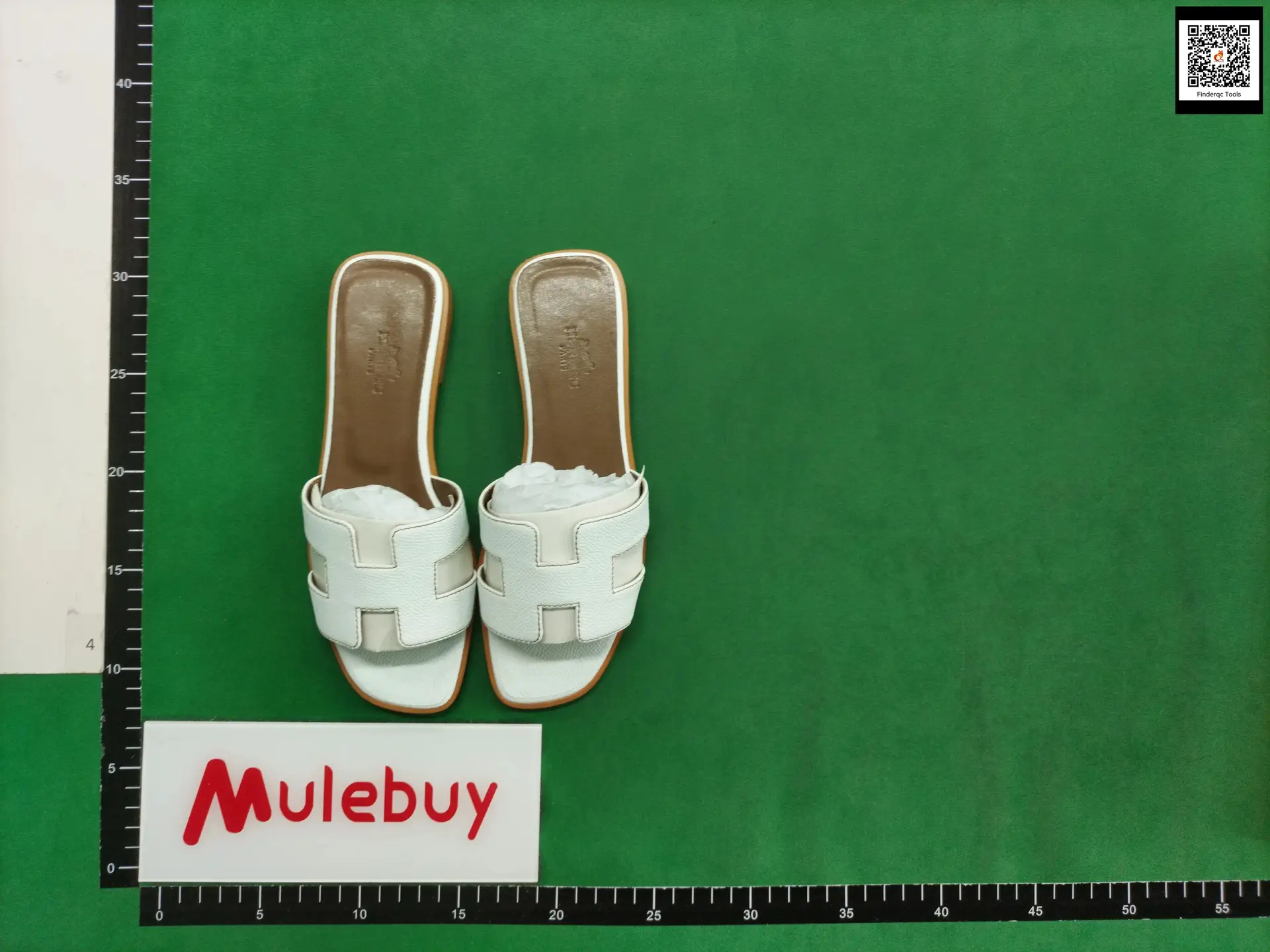 原单现货真皮H拖爱马仕新手掌纹 马卡龙色平底拖鞋凉鞋女夏真皮大底