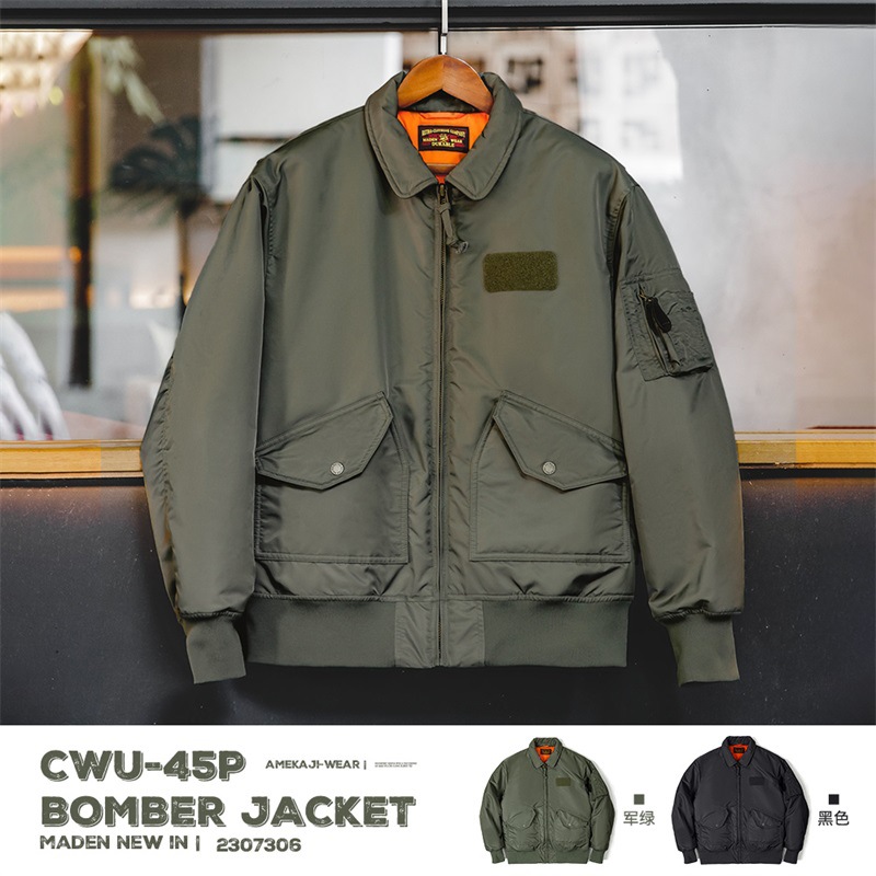 Madden workwear American retro CWU45P jacket pilot bomber thickened cotton jacket men